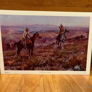 Charles M Russell placemats vintage